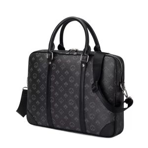 2024 En kaliteli erkek kadın dizüstü bilgisayar çantaları iş çanta tasarımcısı el örme evrak çantaları PU deri el çantası belge çantası bilgisayar çantası yeni