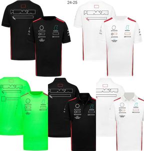 Erkek Tişörtler 2023 Yeni F1 Yarış Takımı Polo Gömlek T-Shirt Formül 1 Sürücü Kısa Kollu T-Shirt Motorsport Fan Büyük Boyut Jersey T-Shirts Custom