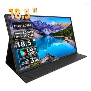 100Hz RGB 18.5 Inch Portable Monitor Large Screen IPS Panel With VESA Hole Built-in Speaker Gaming Extended Display