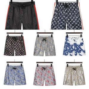 2023 Estilo de designer Probimecida a pista de tecido de tecido de verão calças de praia de praia masculino shorts de surf shorts baús esportivas esportivas