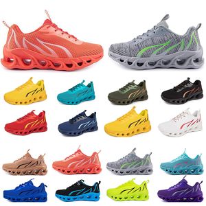 spring men women shoes Running Shoes fashion sports suitable sneakers Leisure lace-up Color black white blocking antiskid big size GAI 87