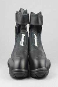 Hochwertige Motorradstiefel aus Tanked-Leder, Motorradstiefel für Herren, Rennstiefel, Motocross, Größe 404142434445, T75090, Schwarz9088392