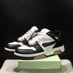 Rabatt vita skor för män och kvinnor högkvalitativa avslappnade skor låg topp svart vit original offes sneakers rosa läder ljusblå patent läder sneakers