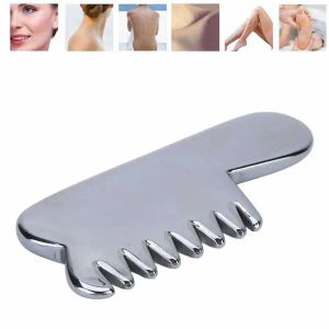 Products Comb Natural Energy Stone Terahertz Massage Guasha Gua Sha Board Comb V Face Beauty Comb Relieve Head Fatigue Massage Comb