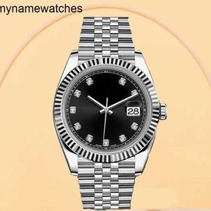 Top Rolaxs Relógio Suíço Relógios Automáticos de Luxo Mecânico Masculino para Homem Relógios Árabe Wimbledon Roman Dial Preto Um ou Dois Tons Data Just Jubilee Pulseira 41mm