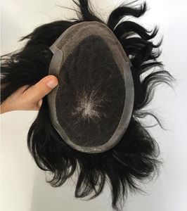 OKT Basis Haar Volle Spitze Frontal Fermeture Verlängerung De Cheveux Gericht Haar System Ersatz Toupet Für Männer8153426