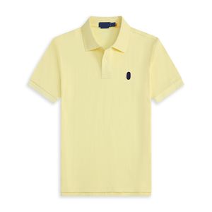 Ralphe Laurene Classic Mens Polo koszule wielokolorowe męskie proste biznesowe biuro