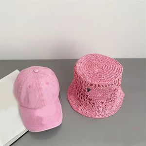 Boş zaman Casquette Homme Yaz Plajı Şapka Nefes Alabilir Geniş Brim Valentine S Günü Hediye Unisex Tasarımcı Kapı Giyim Rahat P Lüks Örme Şapkalar Çift Stil PJ088 H4