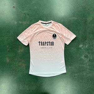 Trapstar-Fußballtrikot für Herren, Sommer, lockeres, lässiges, schnell trocknendes, kurzärmeliges Basis-T-Shirt