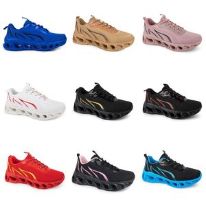 Klassische Männer Frauen Laufschuhe GAI Schwarz Weiß Lila Rosa Grün Marineblau Hellgelb Beige Fuchsia Nude Pflaume Herren Trainer Weibliche Sport Turnschuhe Jun12