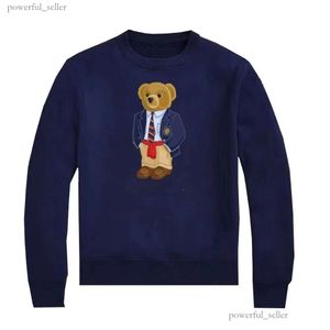 Herren-Polo-Pullover, lässiger Teddybär-Print-Pullover für Herren, Polo Ralphs Sweatshirt-Jacke, 3257