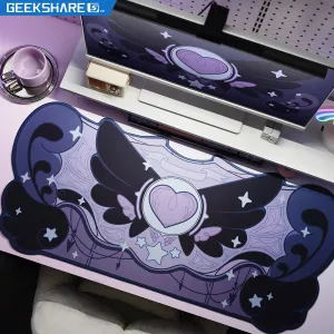 パッドGeekshare Computer Mouse Pad Keyboard Lest Rest JoyCon Wing Star Dark Desk MousePad Office Table Mat Gamingアクセサリー