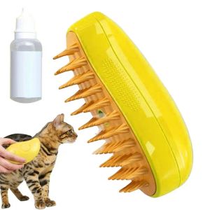 Grooming 3 in 1 Cat comb Electric Spray Massager for cats grooming Steamy pet Brush USB Charging Floating Hair Removal dog brush Pet Care