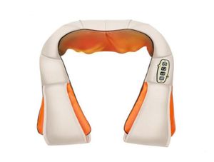 U form massager elektrisk shiatsu bakre axel hals massager multifunktionell sjal infraröd uppvärmd knådande karhome massage ly9990926