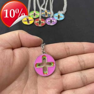 Fashion Unisex Pendant Necklaces Homer Frank Ocean Hip Hop Punk Lucky Clover Enamel Drop Glaze Necklace for Men Women Girls Party Jewelrynn3vw5dq