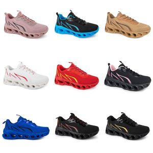 Men Women Running Shoes GAI Black White Purple Pink Green Navy Blue Light Yellow Beige Nude Plum Mens Trainers Sports Sneakers Seventy Six