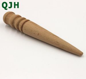 Leathercraft Leather Tools Edge Slicker Round Wood Multisize Leather Burnisher Trimning Polished Edge Polerings Tools4516167