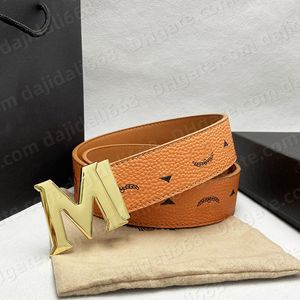 2024 Fashion Leather Belt Designer Letter Belts Lady Luxury Waistband Smooth Buckle Classic Brand Waistband Men Women Cintur Ceintures M Dress belt