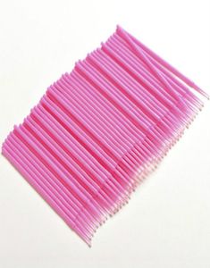 100PcsPack Lint Disposable Makeup Brushes Individual Lash Removing Tools Micro brushes Eyelash Extension Tools6304365