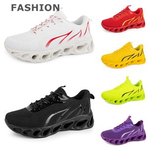 Homens Mulheres Correndo Tênis Preto Branco Vermelho Azul Amarelo Neon Verde Cinza Mens Treinadores Esportes Moda Ao Ar Livre Sapatilhas Atléticas EUR38-45 GAI Color82