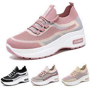 Classic casual shoes sponge cake running shoes comfortable and breathable versatile all season thick soled socks shoes dreamitpossible_12