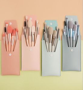 8 Pcs Mini Makeup Brushes Set Travel Portable Soft singles private label custom logo Make Up Brush Set5173313