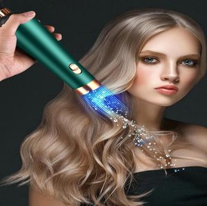 Secadores de cabelo 3 em 1, pentear o cabelo preguiçoso em uma etapa, não prejudica os cabelos retos, três em um, escova de secador de cabelo molhado e seco 3850160