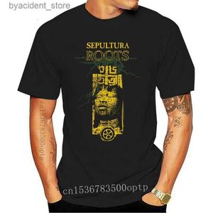 Erkek Tişörtleri Yeni Resmi Lisanslı Sepultura Kökleri 30 Yıl Tişört Metal Cavalera L240304