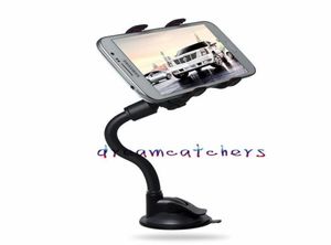 Universal Long Arm 360 Degree Rotating Car Windshield Flexible Suction Cup Mount Stand Holder Swivel for iphone Samsung LG Cell ph4973933