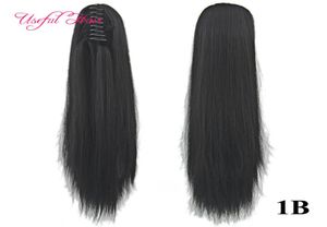 ponytail claw clip hair extension Synthetic Hair Extensions Pony Tail 24039039 Straight Synthetic Clip In Hair Extension Cla4318751