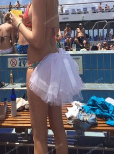 Yeni stil seksi bikini ganimet peçe bride039s Bachelorette Partisi Plaj Gelinlikler 1191813