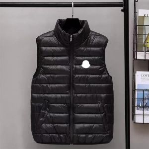 Mens Vests 2024 재킷 폭격기 다운 코트 민소매 바람막이 맨 코트 재킷 조끼 아웃웨어