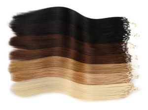 99J Micro Loop Наращивание человеческих волос Микрокольцо 05 г 100 прядей 100 Remy Бразильские индийские волосы 1424 дюйма Прямая продажа с фабрики 10 цветов 2539521