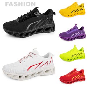 men women running shoes Black White Red Blue Yellow Neon Grey mens trainers sports outdoor athletic sneakers GAI color24