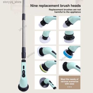 Cleaning Brushes Household Electric Brush Synoshi Multifunctional Bathroom For Home KitchenL240307