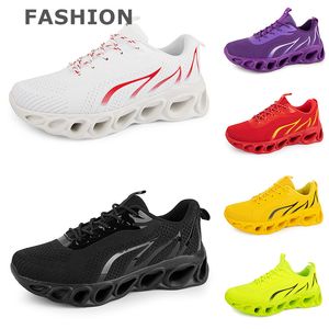 men women running shoes Black White Red Blue Yellow Neon Green Grey mens trainers sports fashion outdoor athletic sneakers eur38-45 GAI color75
