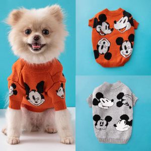 Maglioni Vendita calda invernale Maglione per cani di marca alla moda Cane di piccola e media taglia Yorkshire Corgi Vestiti caldi di lusso per cani Articoli per animali di moda