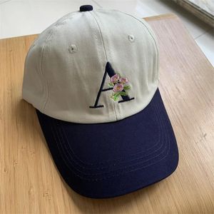 Bollmössor hattar broderade denim blommor bokstav män kvinnor hat cap snapback baseball