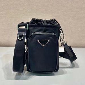 5A Mirror quality cell phone Re Nylon mobile phone bags designer fashion travel mini shoulder cross body women men unisex handbag D0038