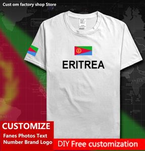 Eritre Eritrea T Shirt Özel Jersey hayranları DIY isim numarası Marka Marka Moda Hip Hop gevşek Tişört