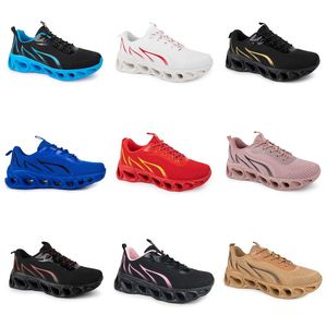 men women running shoes GAI black white purple pink green navy blue light yellow Beige fuchsia Nude plum mens trainers Female sports sneakers jun25