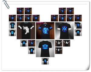 T-shirt Designer Moda uomo Collo uomo e donna T-shirt manica corta Qualità Ghost Walk Dance Party Glow abbigliamento hip Hop taglia M-4XL 240304