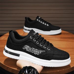 Moda Homens Mulheres Malha Running Shoes Conforto Macio Preto Branco Bege Cinza Escuro Roxo Marrom Verde Amarelo Mens Treinadores Esportes Sapatilhas Planas GAI