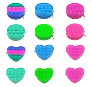 50off Coin Purse Toy zipper Case silicone fidget finger decompression antistress toys6886741