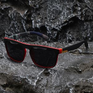 Модные квадратные солнцезащитные очки с поляризационными линзами, крутые мужские винтажные люксовые брендовые дизайнерские солнцезащитные очки для женщин UV400, оттенки Óculos De Sol