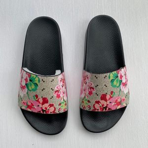 Designers slides chinelos mulheres homens sandália de alta qualidade chinelos de moda sandálias de moda homens e mulheres apartamentos chinelos designer sandals35-45 flores animais