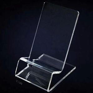 DHL fast delivery Acrylic Cell phone mobile phone Display Stands Holder stand for 6inch smartphone DHL 5091038