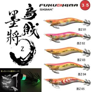 Lures Taiwan FUKUSHIMA ink Z3 point 5, 19 grams luminous umbrella wood shrimp and squid hook road bait sea fishing