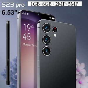 Wielki duży ekran S23 Pro S23 Pro (1+8) Memory All-In-One Factory Factory Smartphone 69