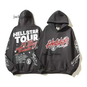 Erkek Hoodies Hellstar Hoodies Gömlek Sweatshirt Bahar ve Sonbahar Hellstar Spor Takım Uzun Kollu Pantolon Sokak Hip Hop Retro Alfabe Baskı Yüksek Cehennem Yıldız He 731